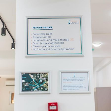 Hostel Bigova Kotor Eksteriør bilde