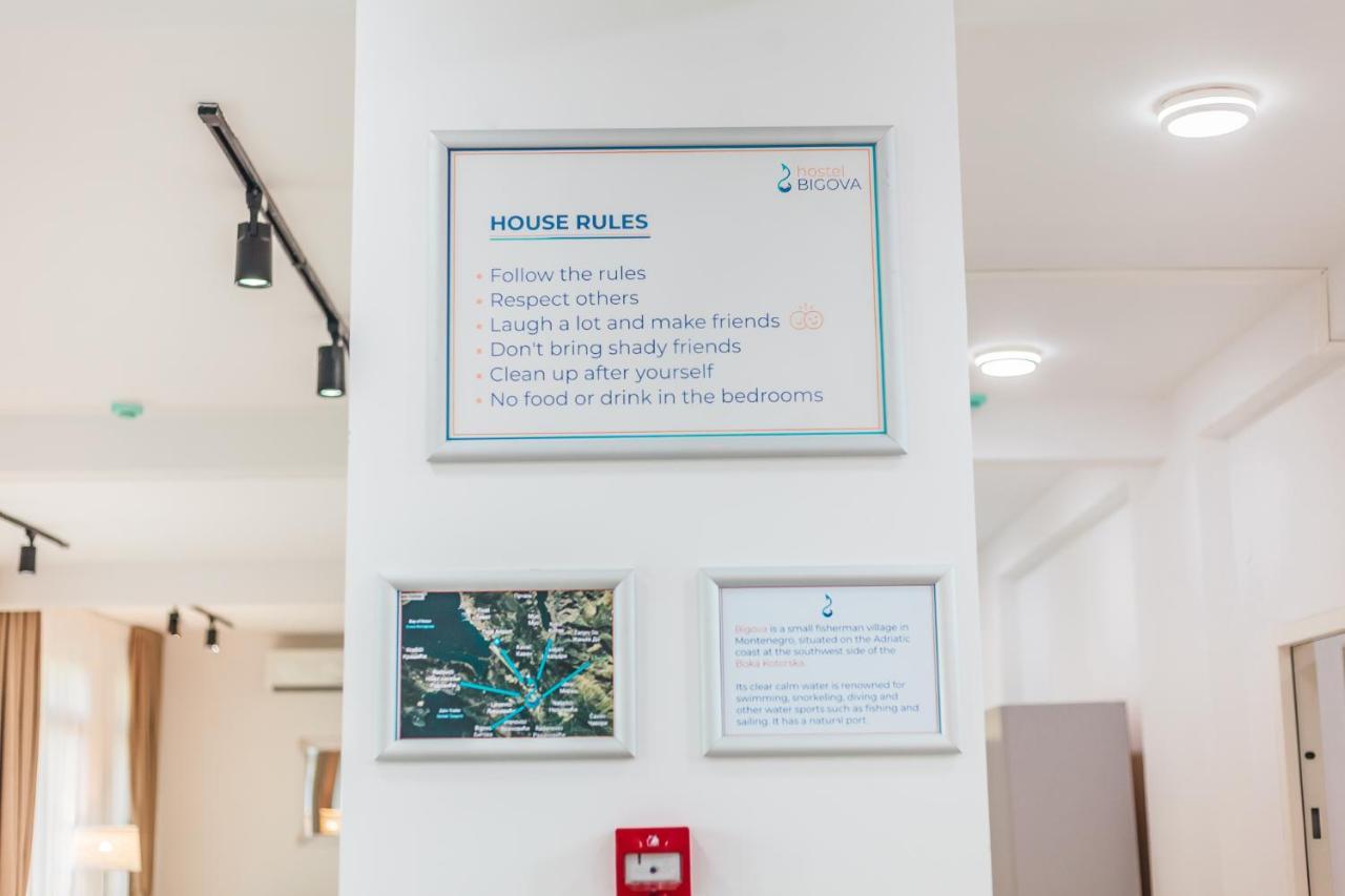 Hostel Bigova Kotor Eksteriør bilde